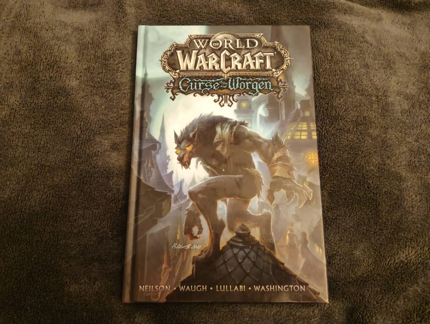 Zdjęcie pokazują okładkę komiksu Curse of the Worgen